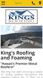 Mobile Screenshot of kingsroofinghi.com